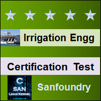 Irrigation Engineering Certification Test