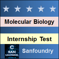 Molecular Biology Internship Test