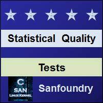 Statistical Quality Control Tests