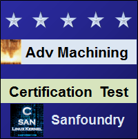 Advanced Machining and Processes Certification Test
