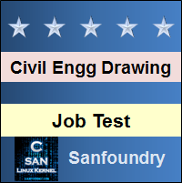 Civil Engineering Drawing Job Test