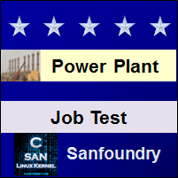 Power Plant Engineering Job Test