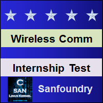 Wireless and Mobile Communications Internship Test