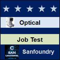 Optical Communication Job Test