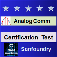 Analog Communications Certification Test