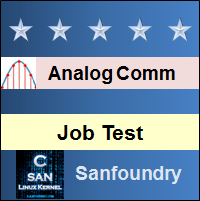 Analog Communications Job Test