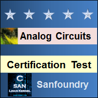 Analog Circuits Certification Test