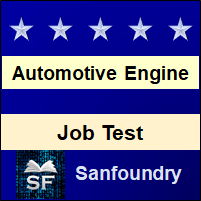 Automotive Engine Design Job Test