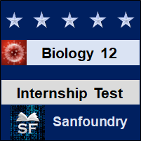 Biology - Class 12 Internship Test
