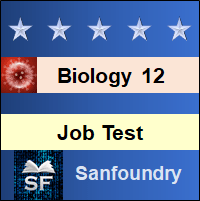 Biology - Class 12 Job Test