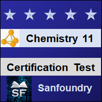 Chemistry - Class 11 Certification Test