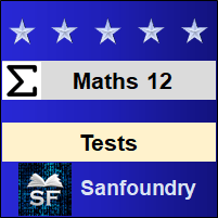 Class 12 Maths Online Test