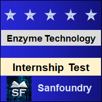 Enzyme Technology Internship Test