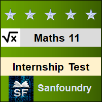 Mathematics - Class 11 Internship Test