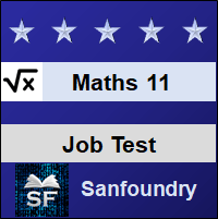 Mathematics - Class 11 Job Test