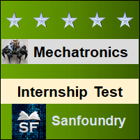 Mechatronics Internship Test