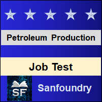 Petroleum Production Operations Job Test