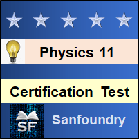 Physics - Class 11 Certification Test