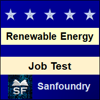 Renewable Energy Job Test