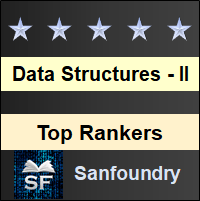 Top Rankers - Data Structure II