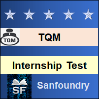 Total Quality Management Internship Test