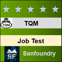 Total Quality Management Job Test